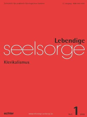 cover image of Lebendige Seelsorge 1/2022